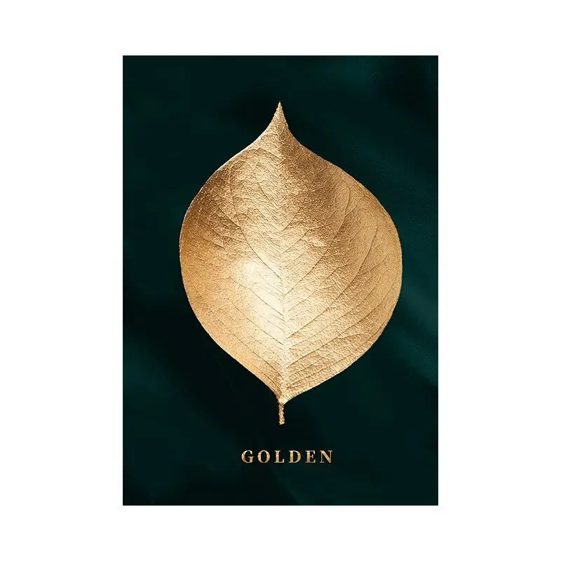 Black and gold tropical wall Art
