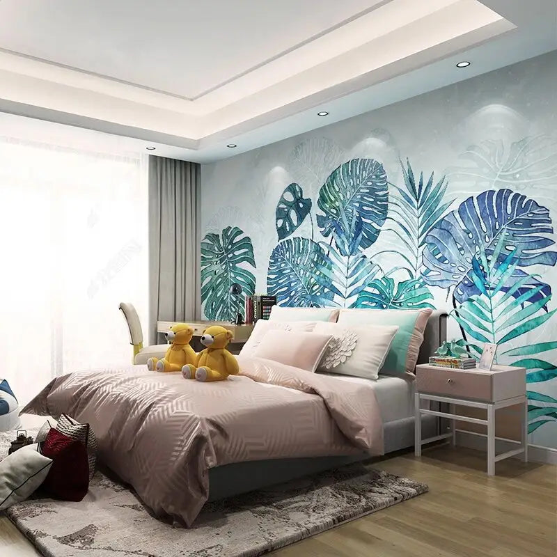 Blue Tropical Wallpaper