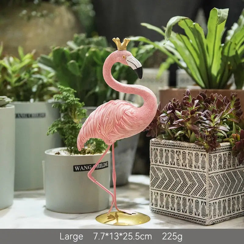 Flamingo Resin Statue