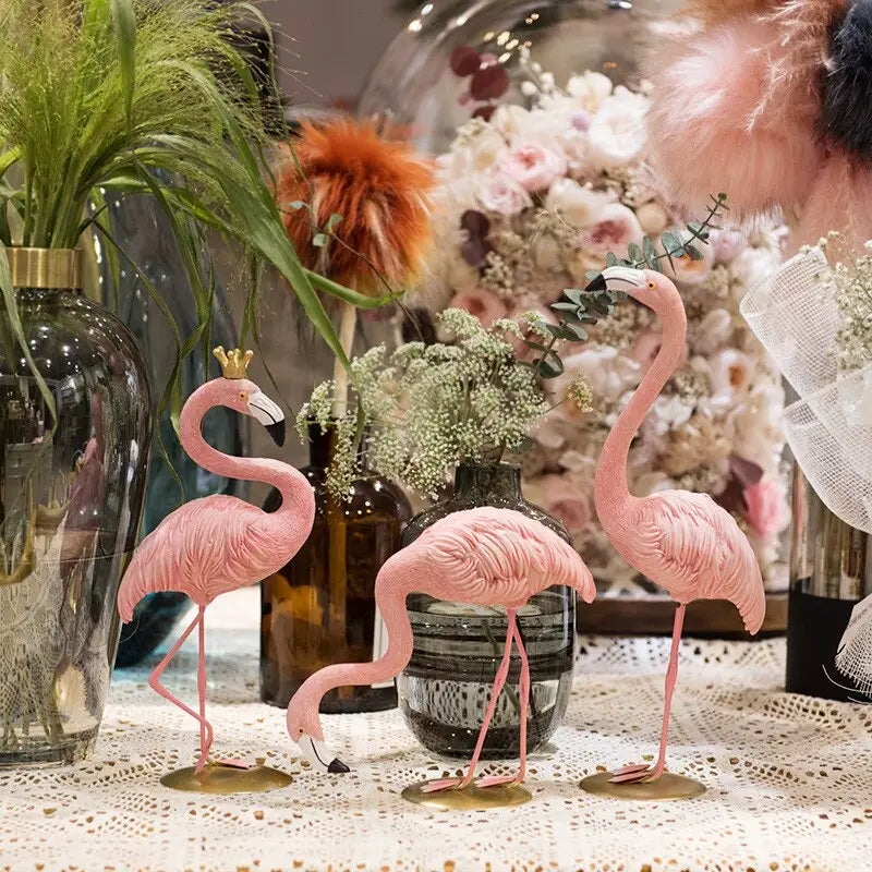 Flamingo Resin Statue