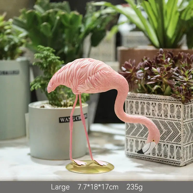 Flamingo Resin Statue