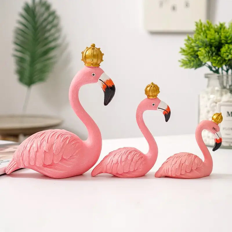 Flamingo Resin Statue