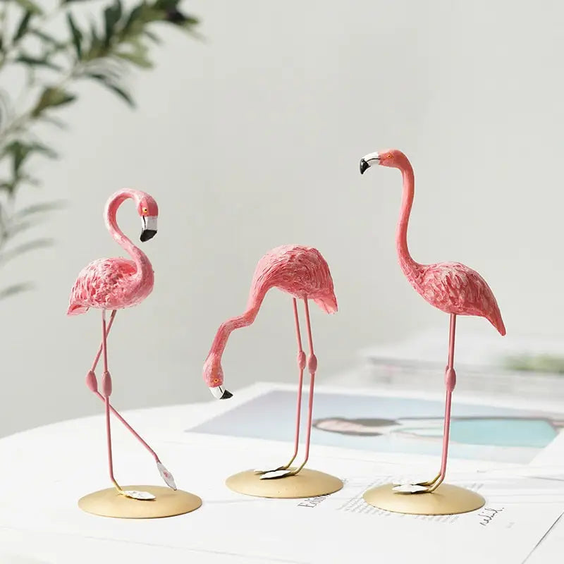 Flamingo Resin Statue