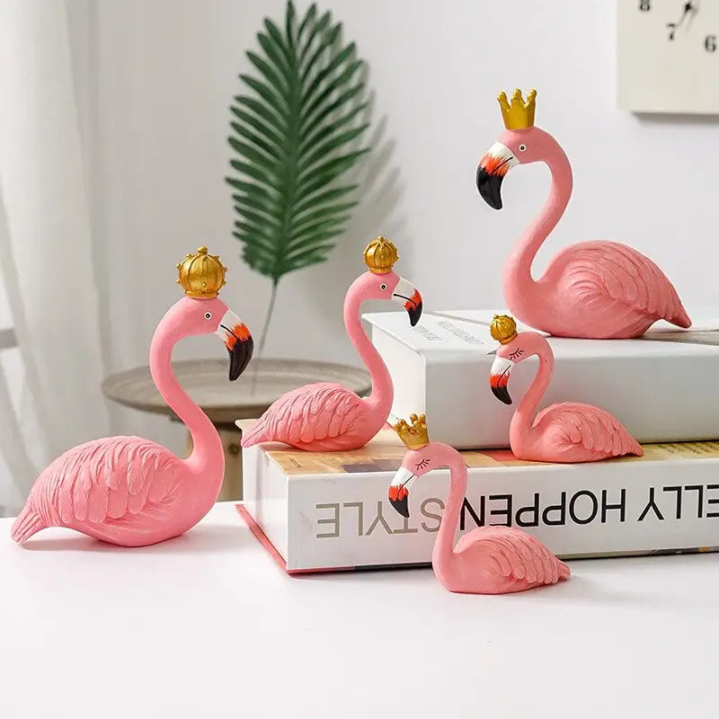 Flamingo Resin Statue