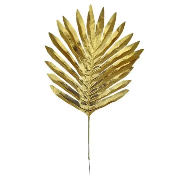Golden palm leaves Chamaerops