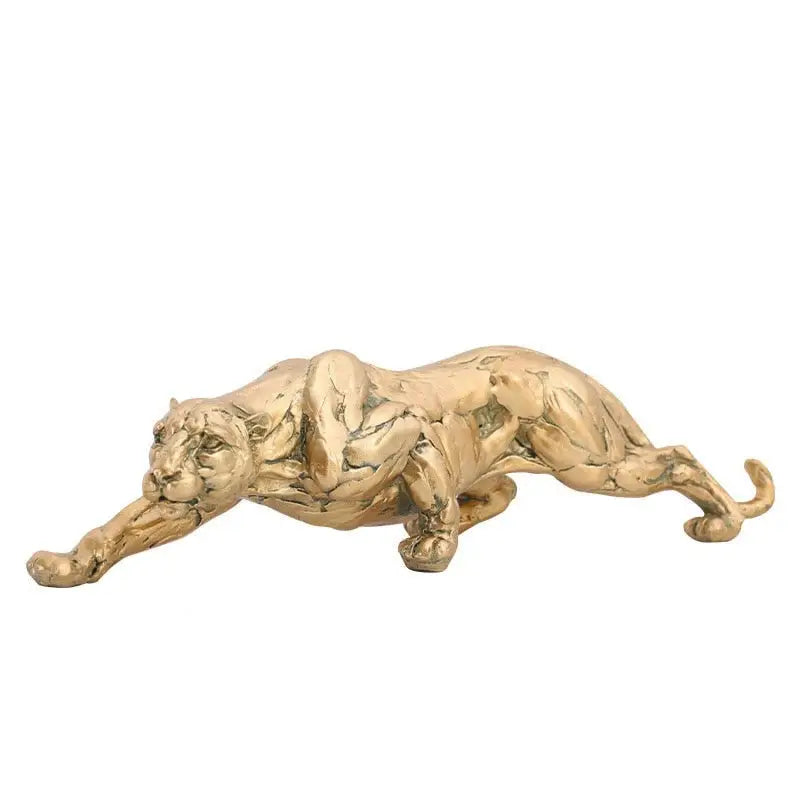 Golden Panther Statue