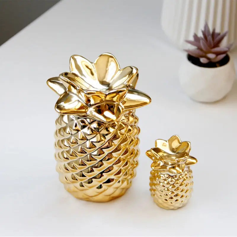 Golden Pineapple Decor