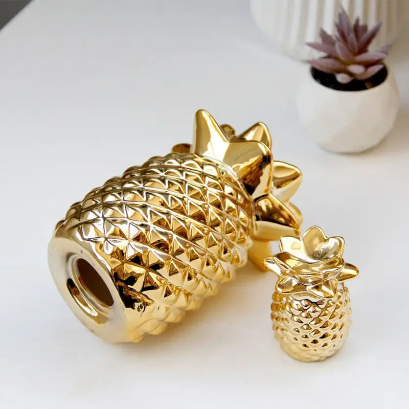 Golden Pineapple Decor