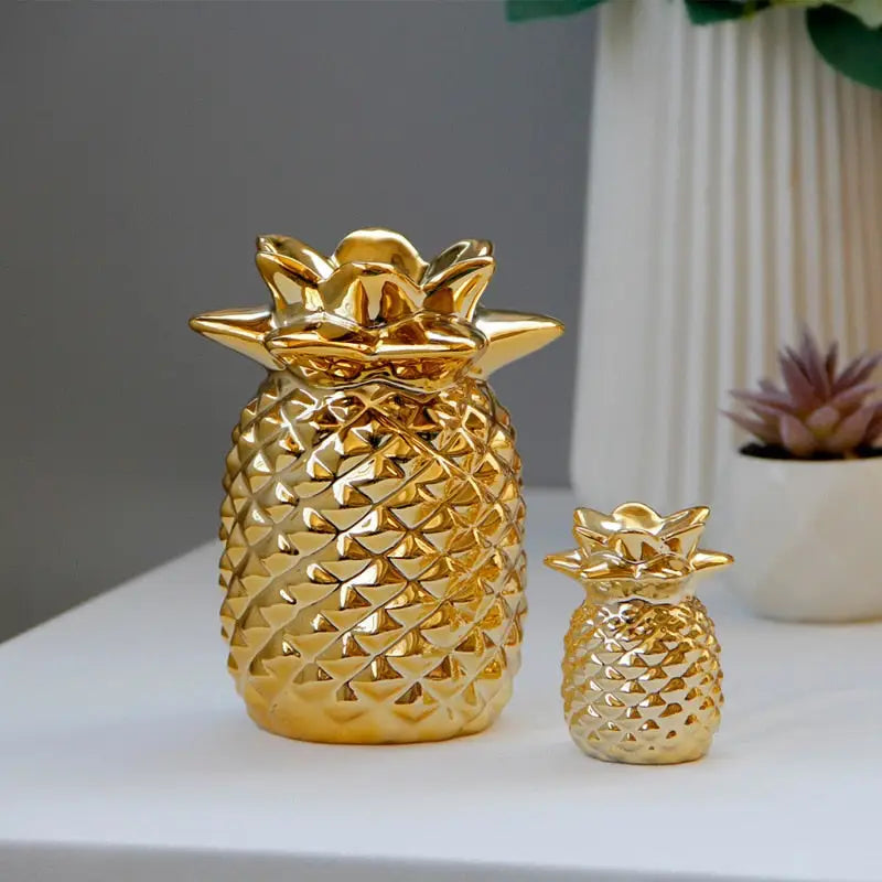 Golden Pineapple Decor