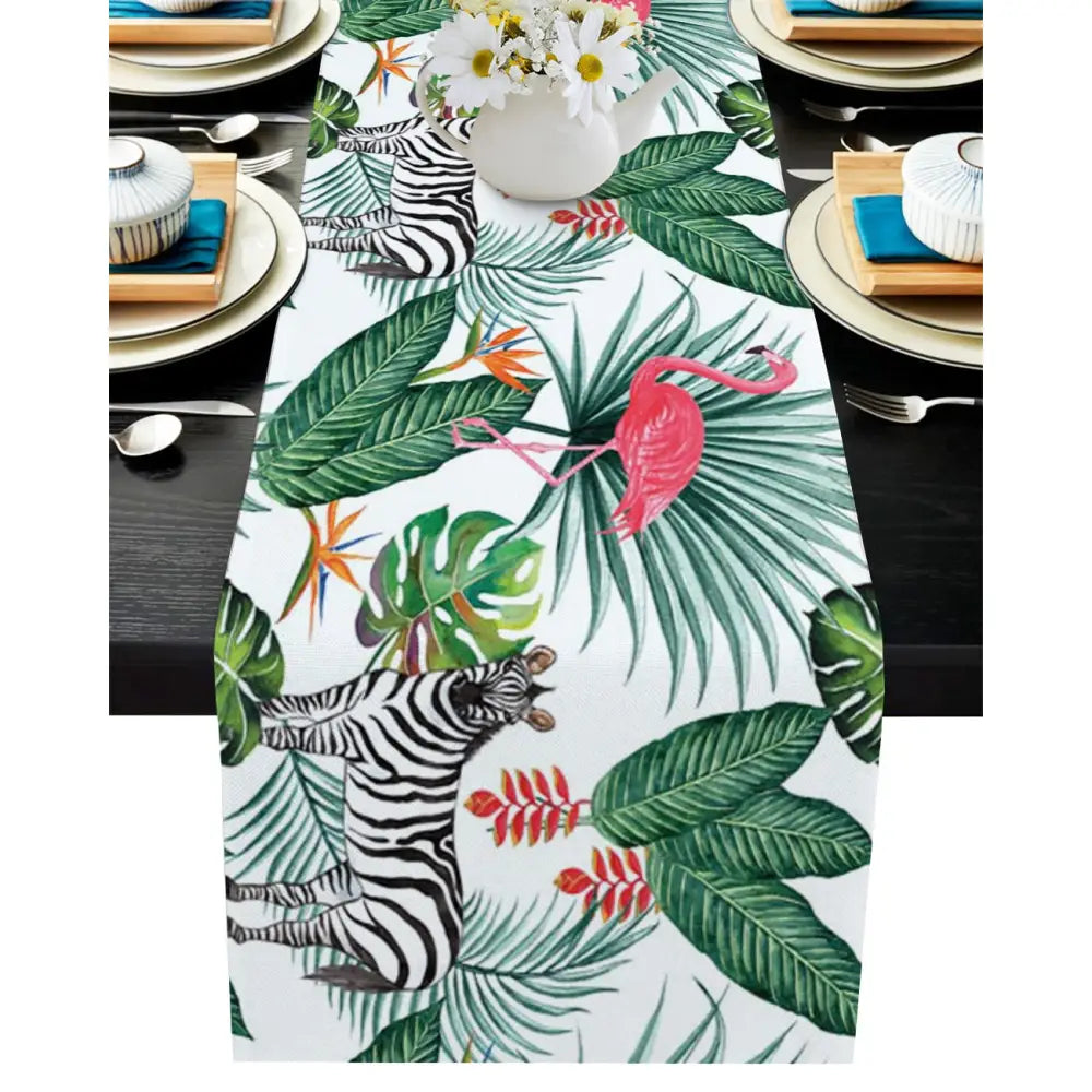 Jungle Animals Table Runner