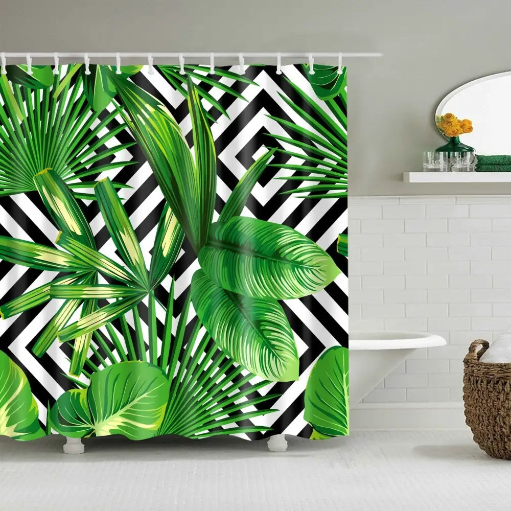 modern-tropical-shower-curtain