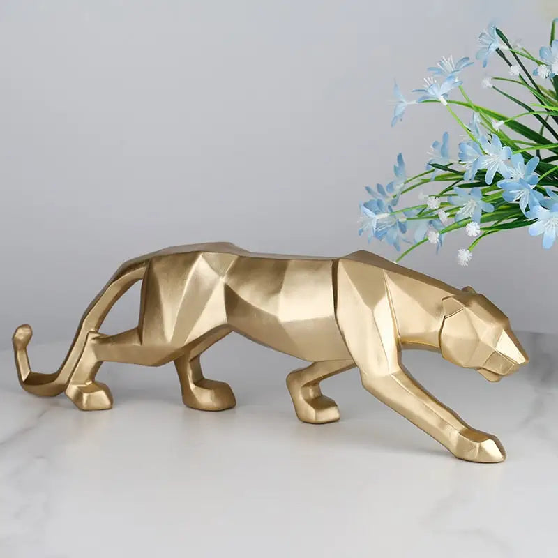 Origami Panther Statue