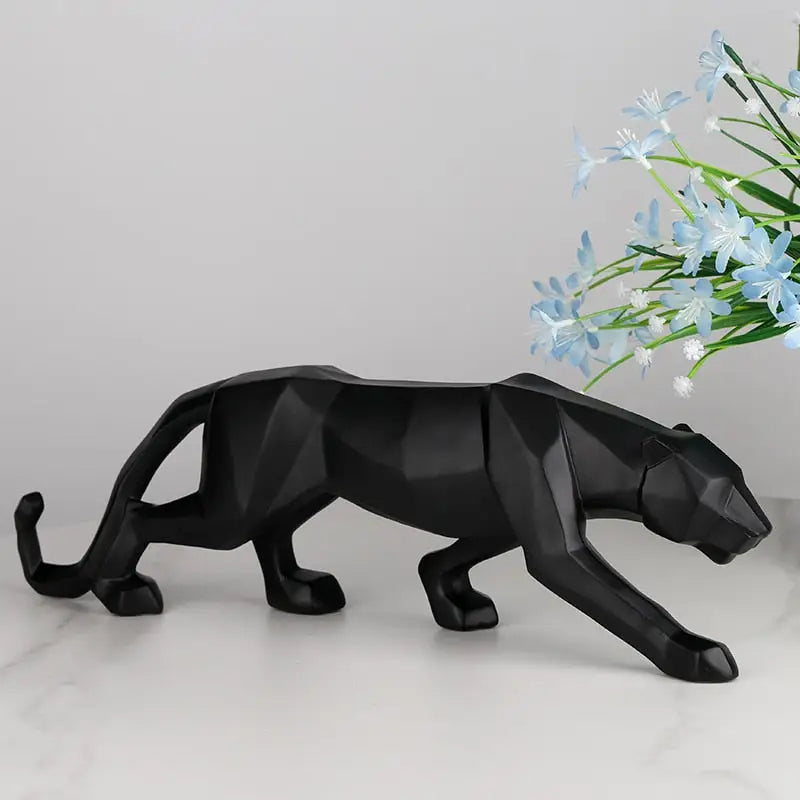 Origami Panther Statue