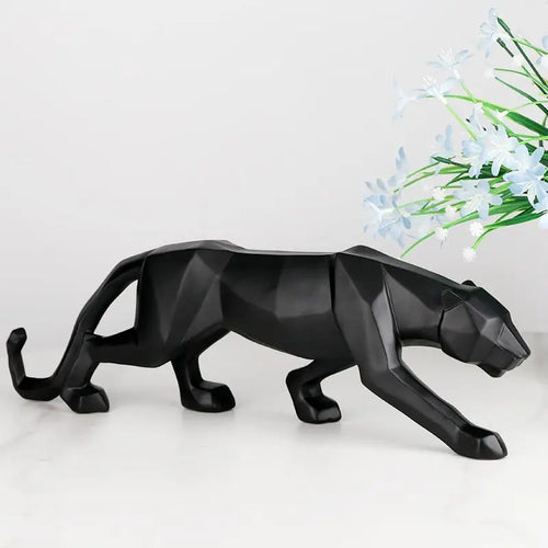 Origami Panther Statue