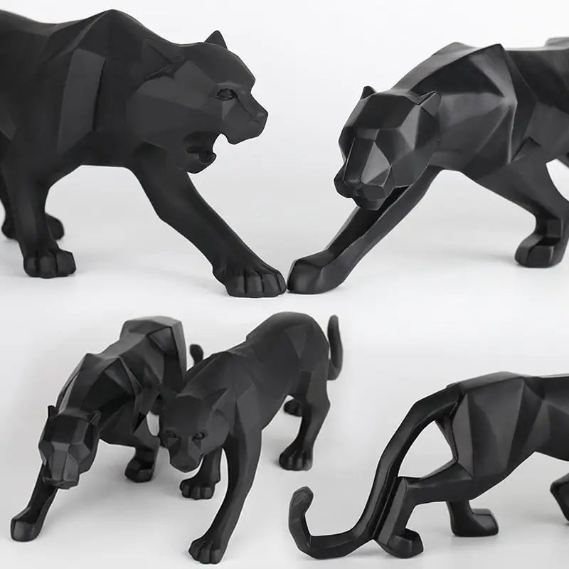 Origami Panther Statue