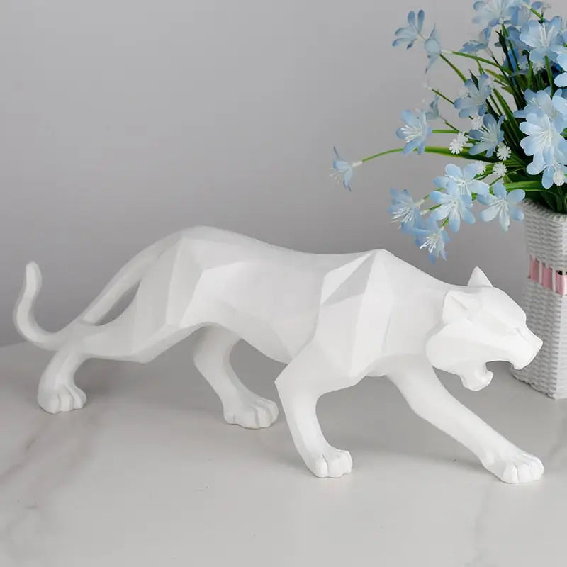 Origami Panther Statue