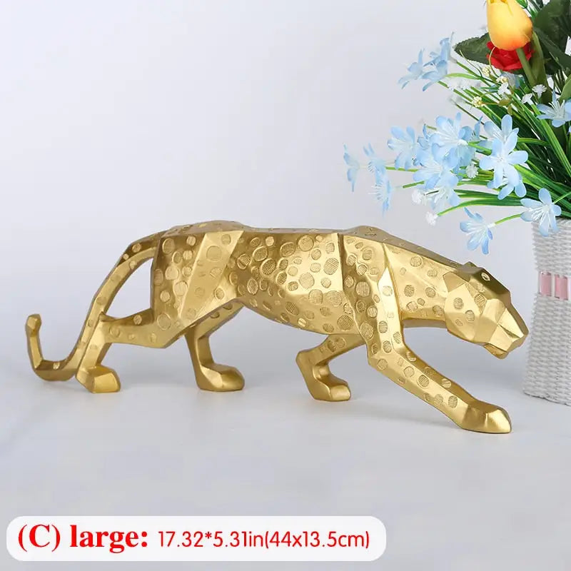 Origami Panther Statue