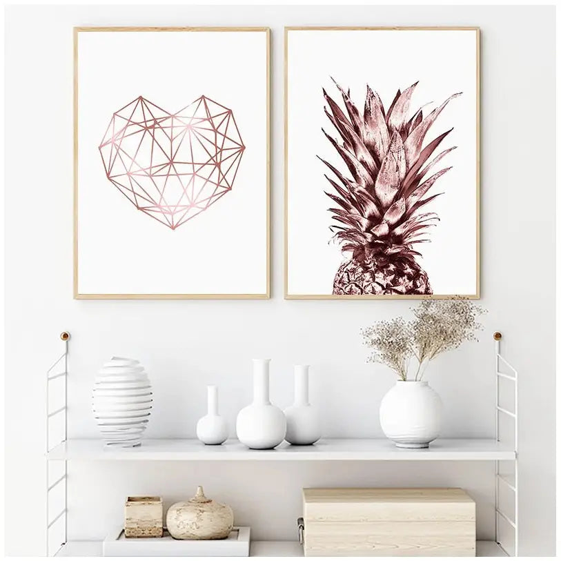 Pineapple wall art