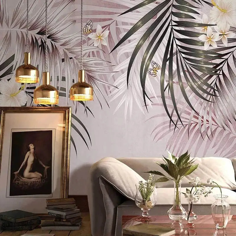Pink Tropical Wallpaper
