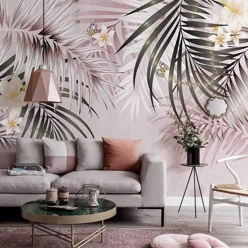Pink Tropical Wallpaper