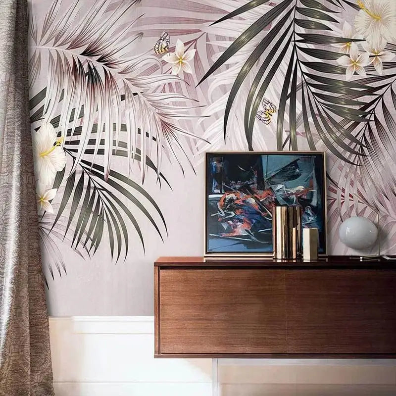 Pink Tropical Wallpaper
