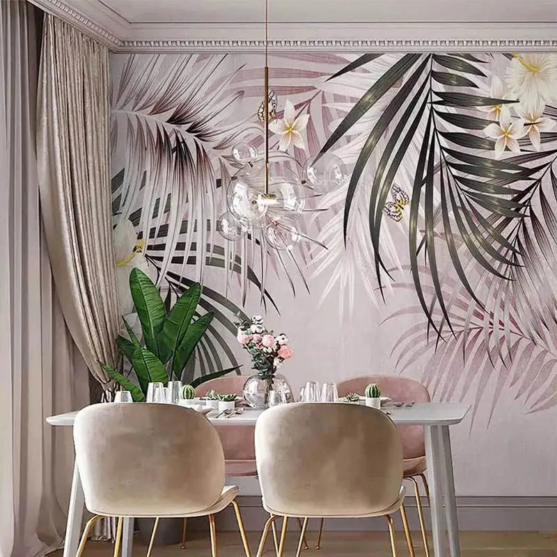 Pink Tropical Wallpaper