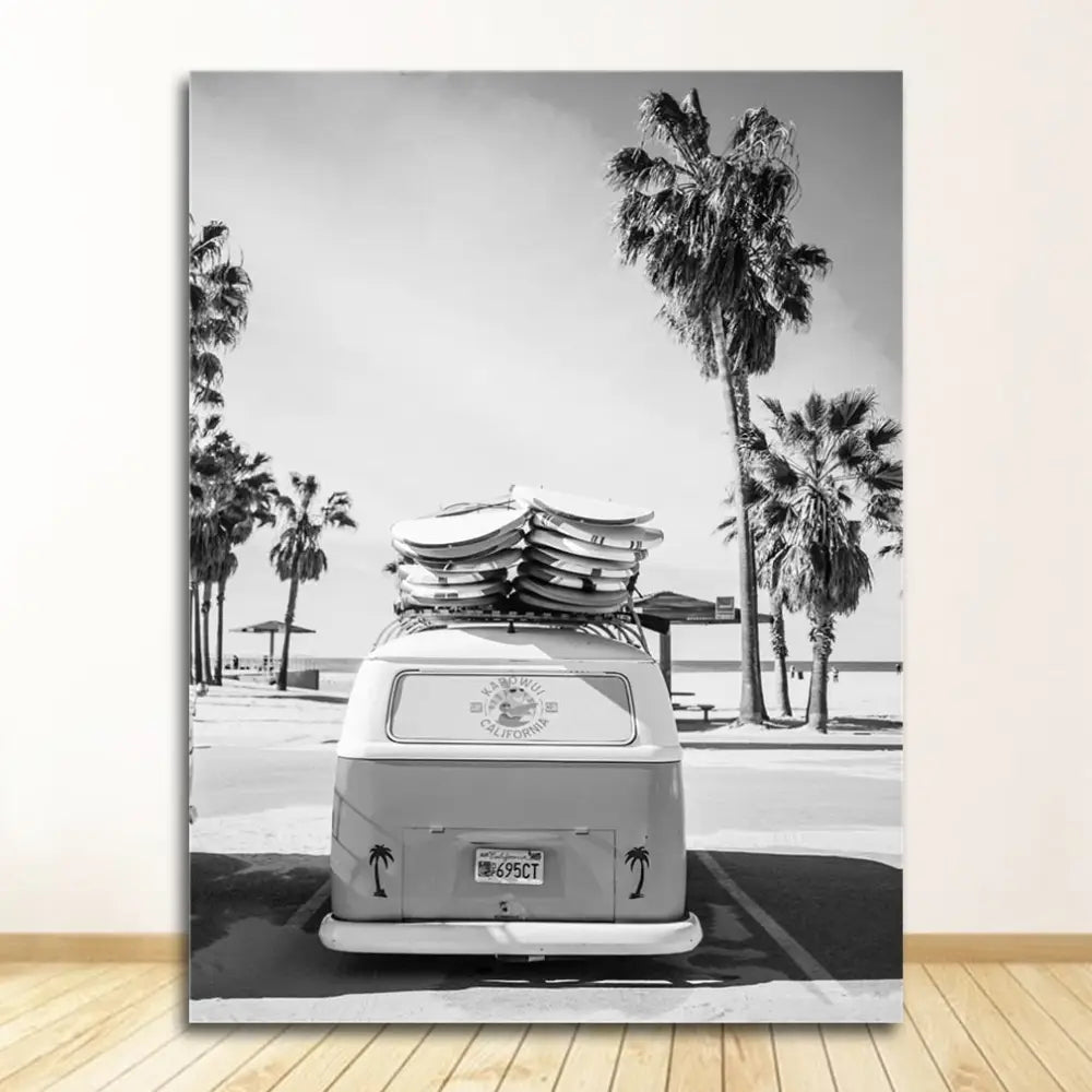 Tropical beach poster