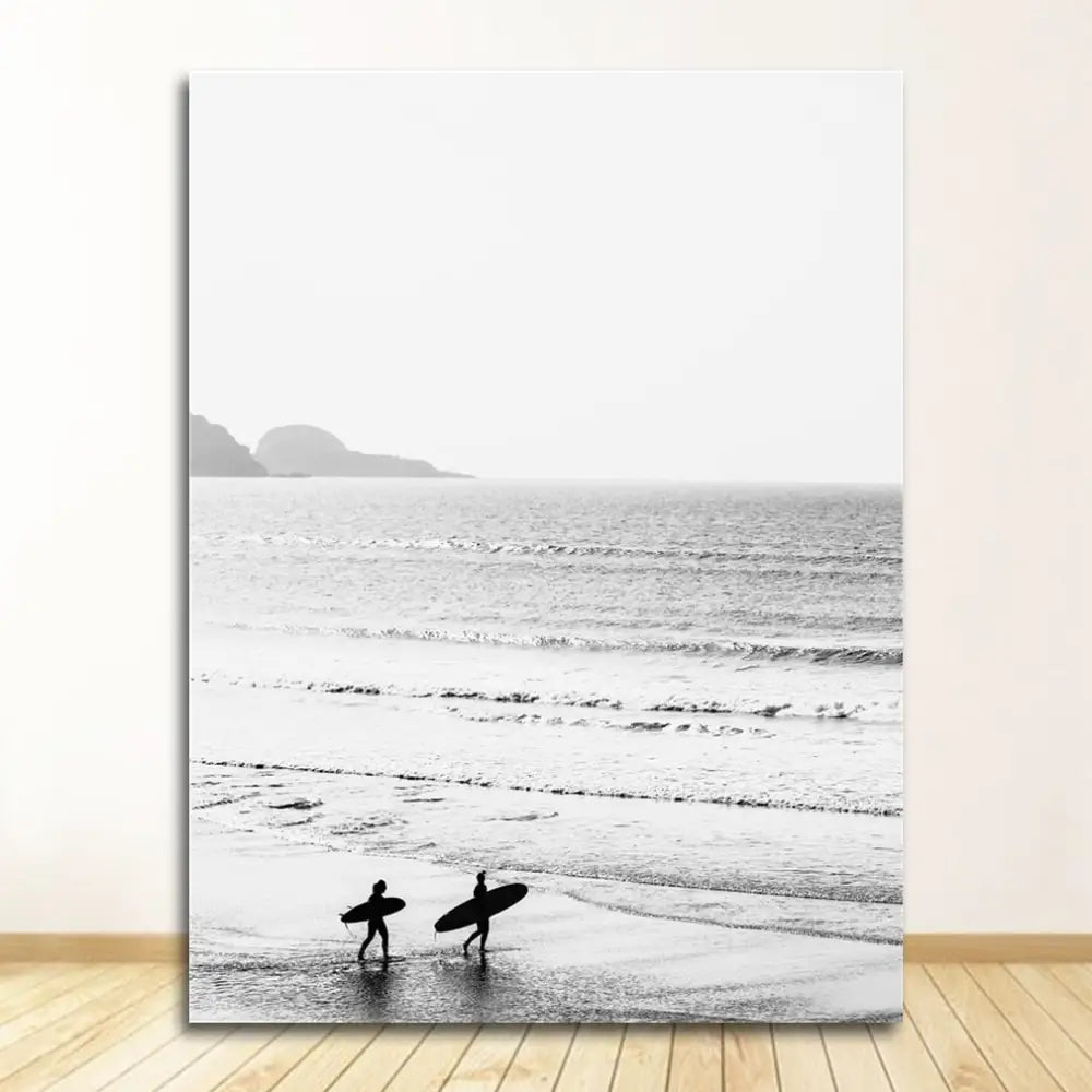Tropical beach poster