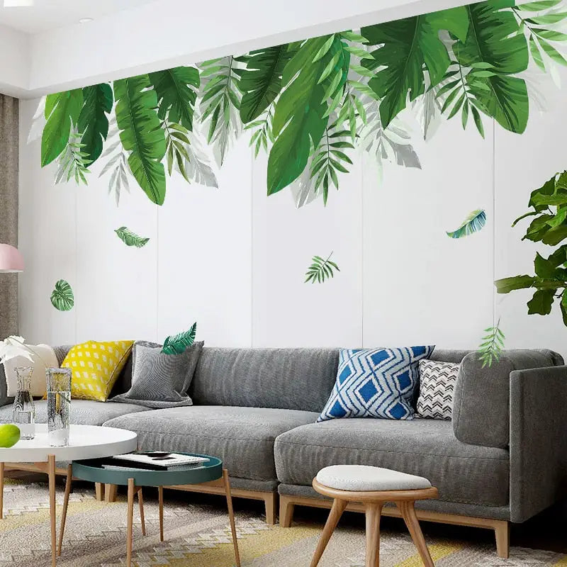 Tropical bedroom stickers