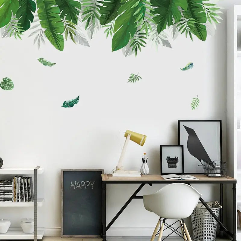 Tropical bedroom stickers