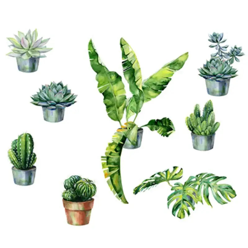 Tropical leaves Sticker