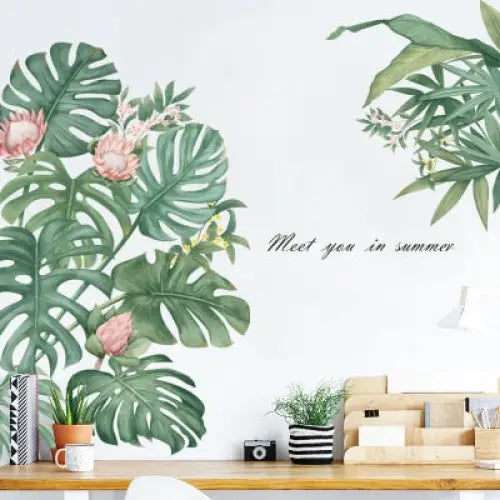 Tropical leaves Sticker