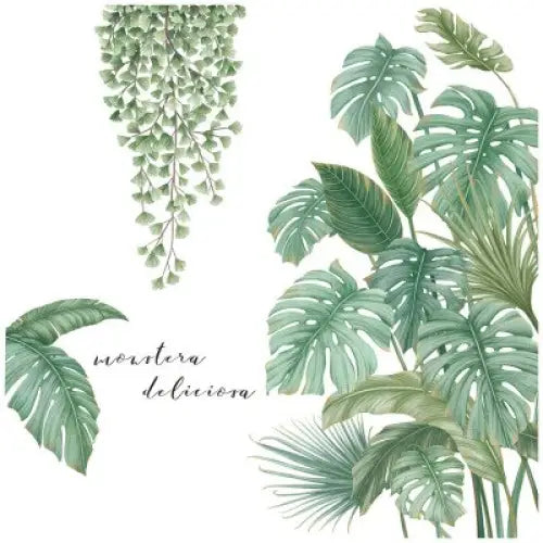 Tropical leaves Sticker