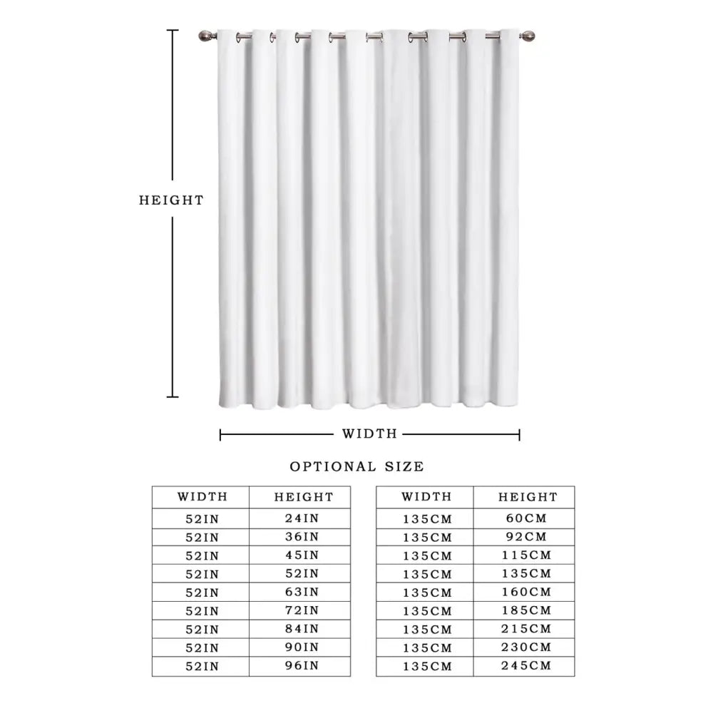 Tropical printed curtain