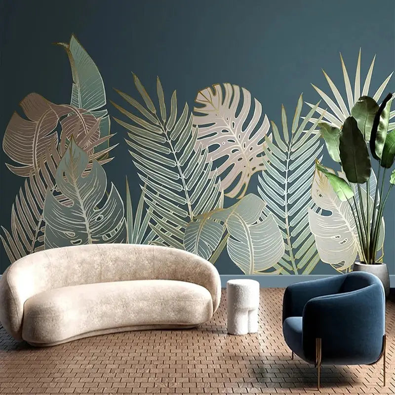 Tropical Wallpaper for Living Room