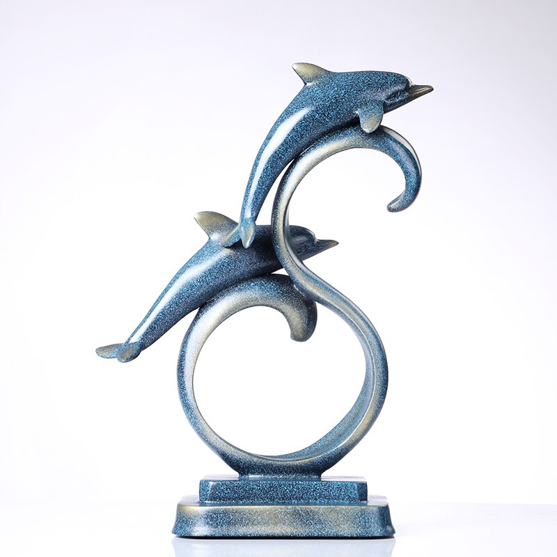 Dolphin Jumping Sculptures