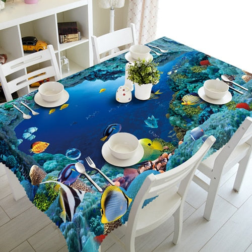 Underwater Tablecloths