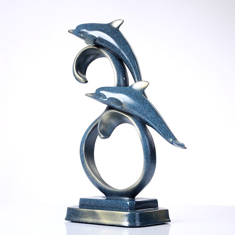 Dolphin Jumping Sculptures