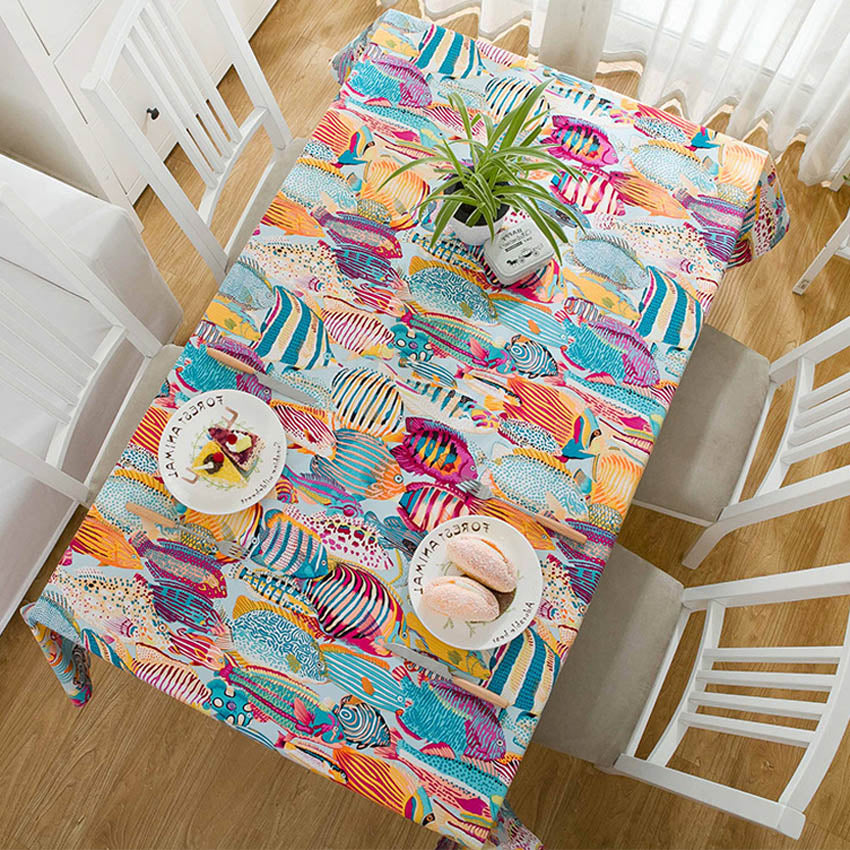 Tropical Fish Tablecloths