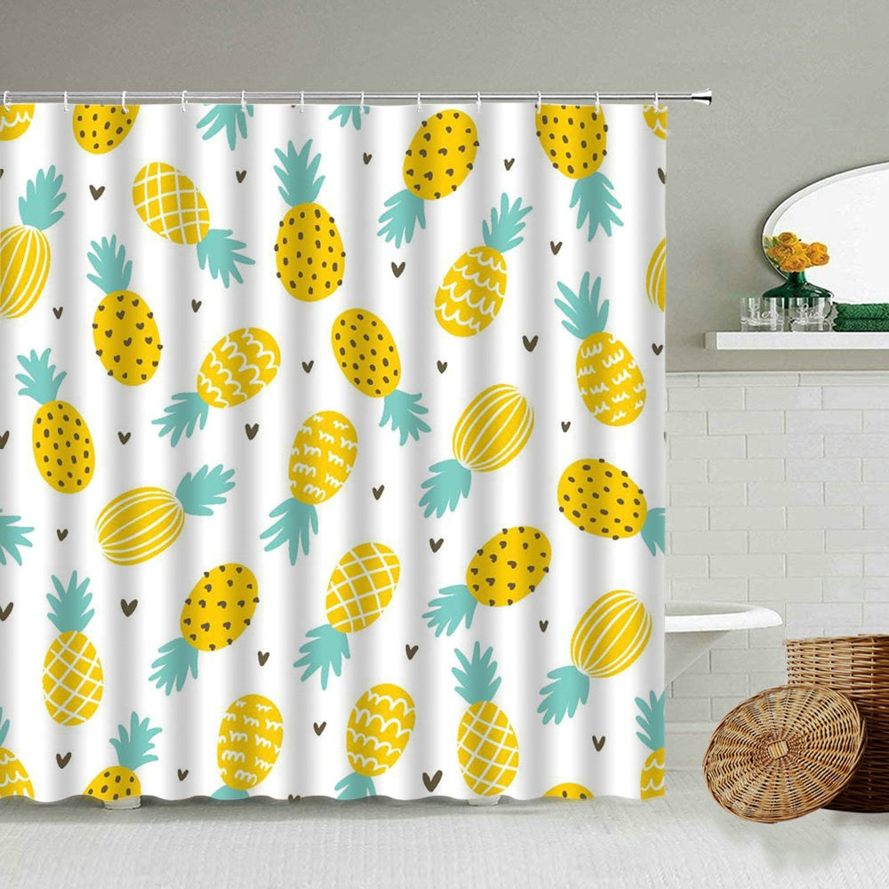 Pineapple Shower Curtains