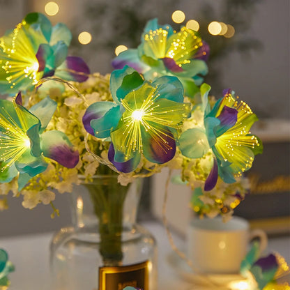 Tropical Blossom Fairy String Lights – 2m, 10 Warm LEDs