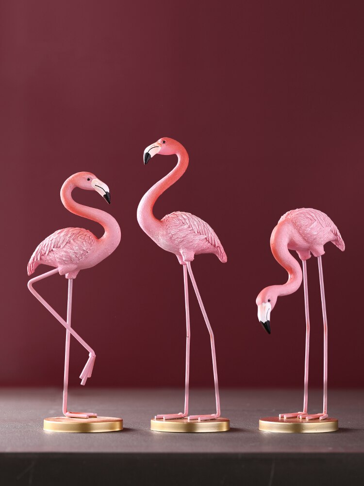 Flamingo Beach Party Sculptures