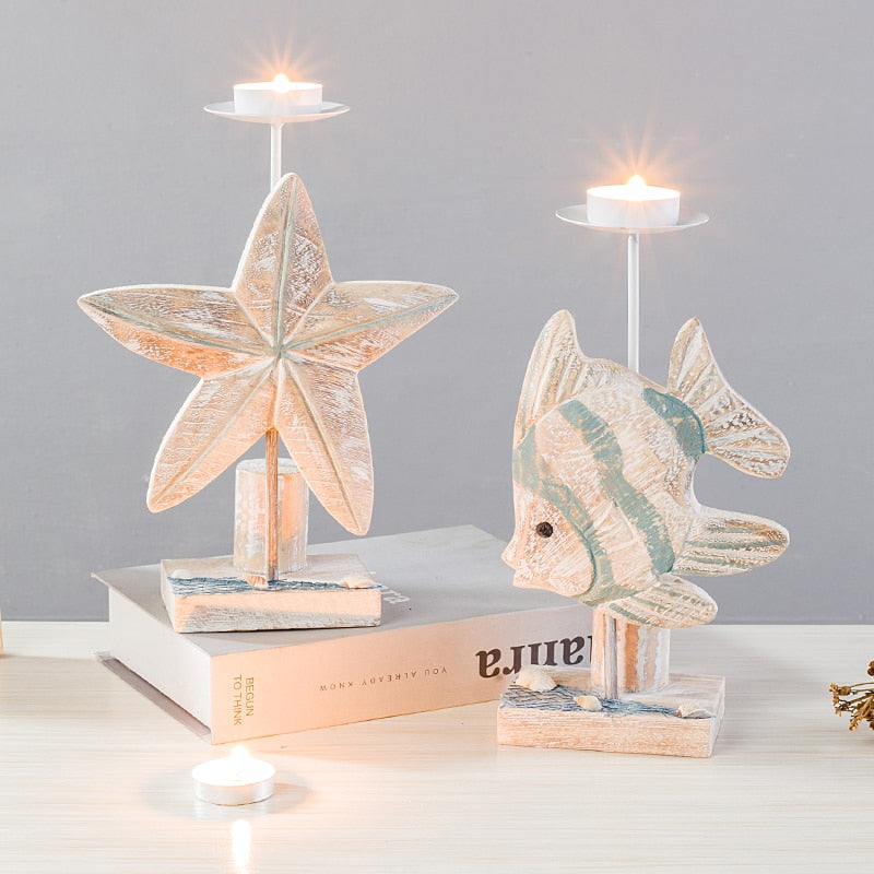 Coral Reef Fish Candle Holders