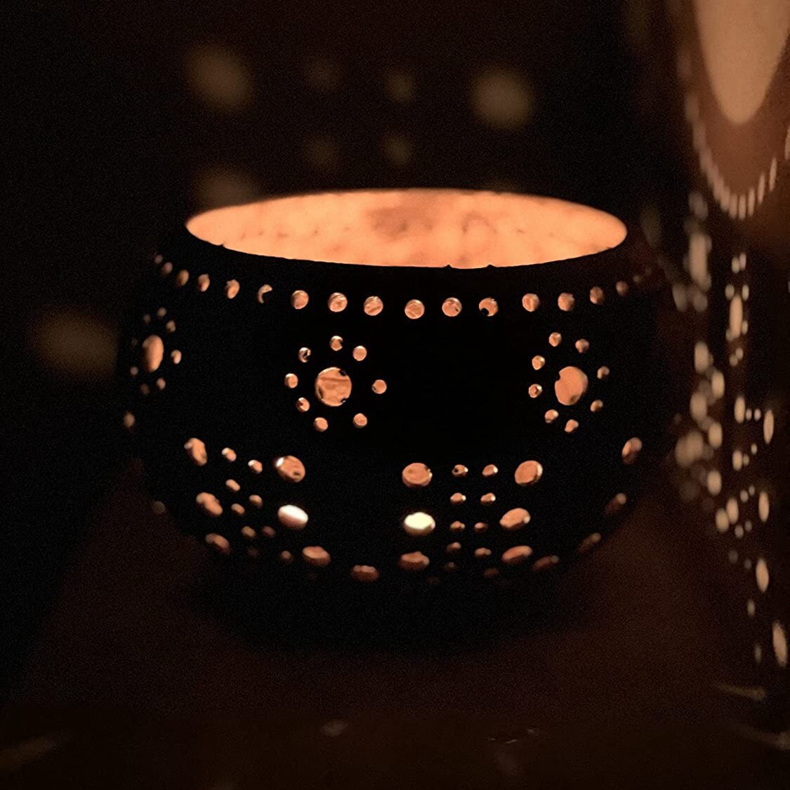 Coconut Candle Holders