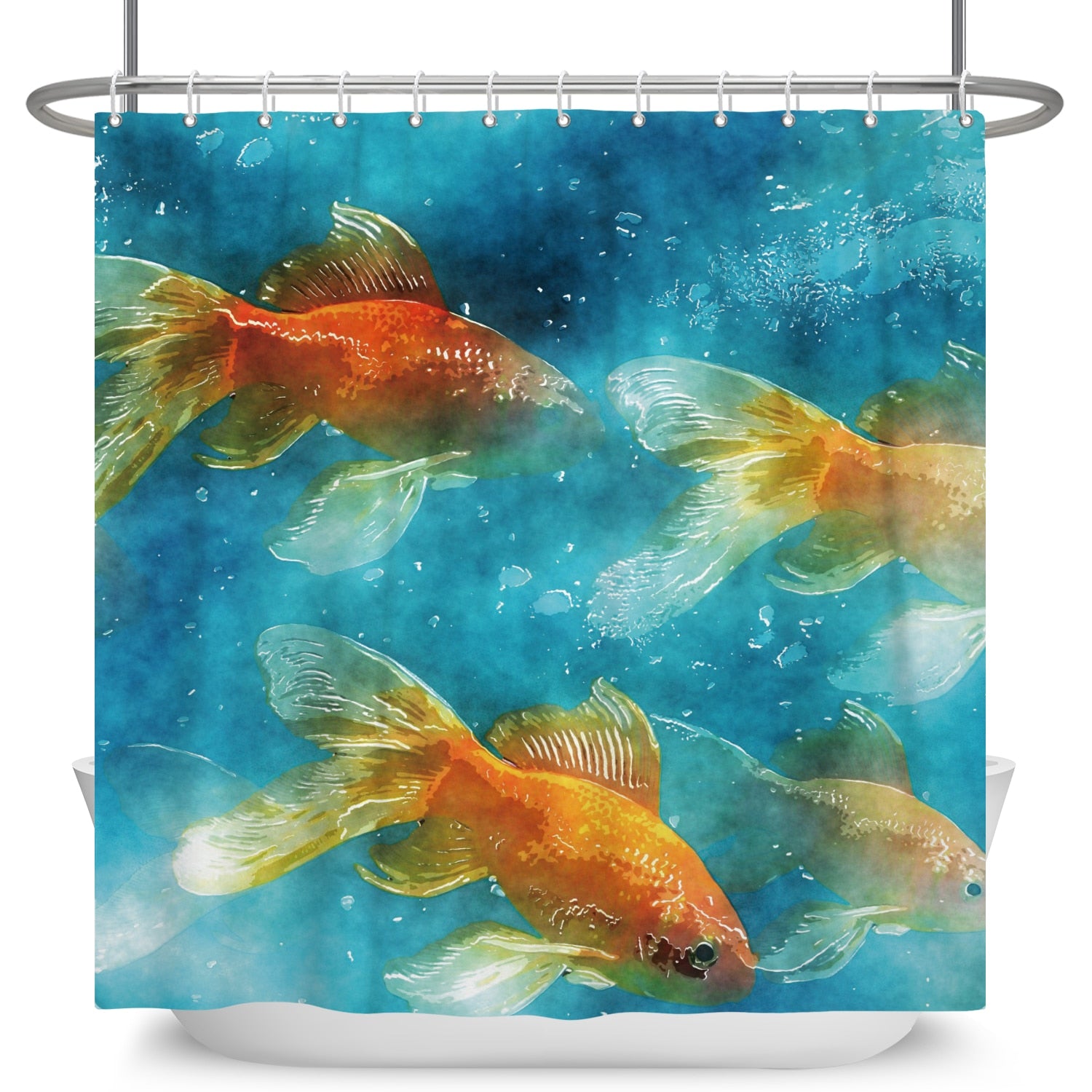 Tropical Fish Shower Curtains