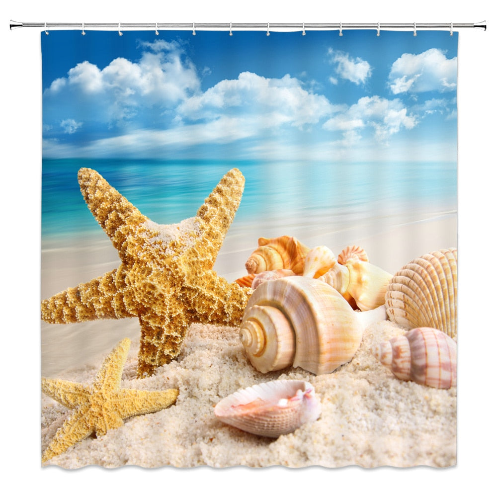 Seashell Shower Curtains