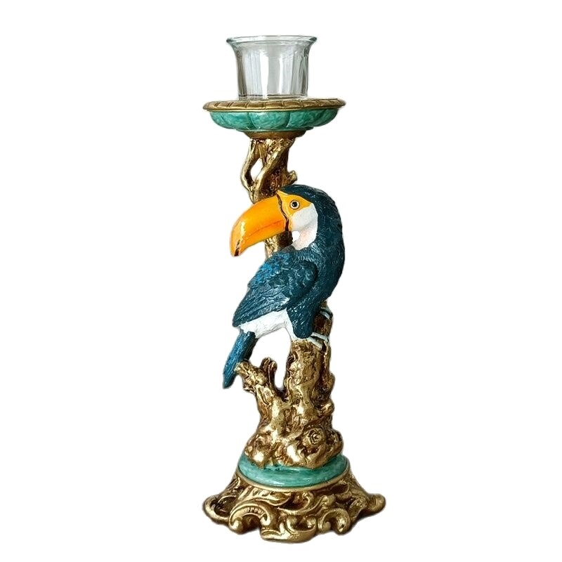 Parrot Candle Holders