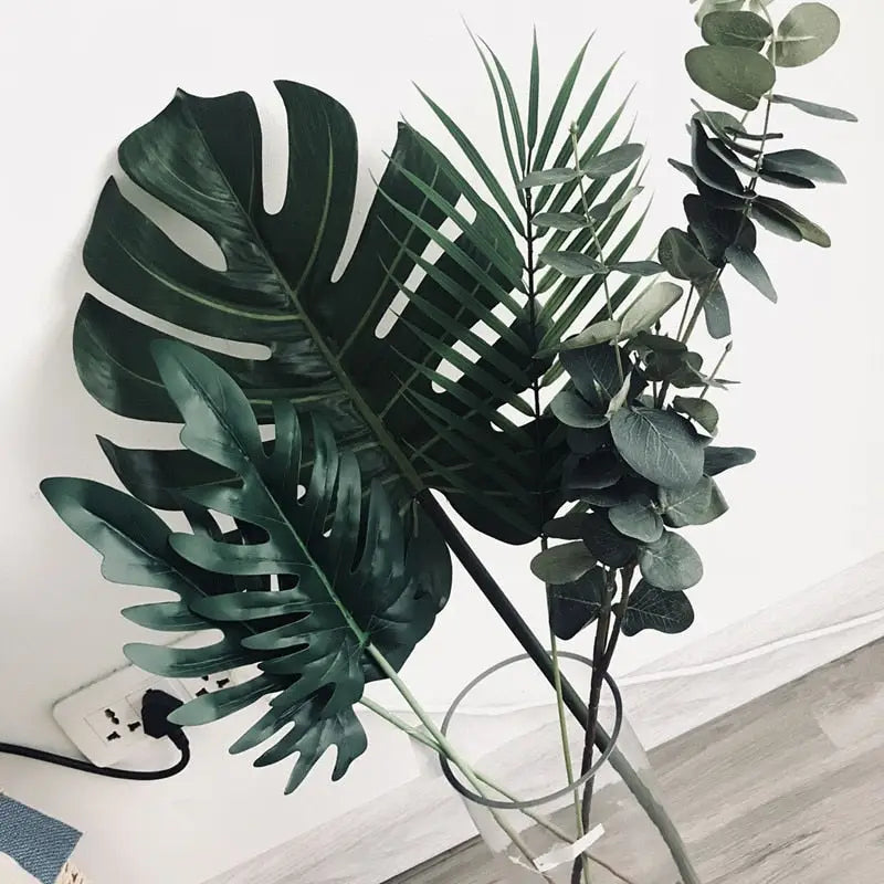 artificial-philodendron-leaves-with-stem