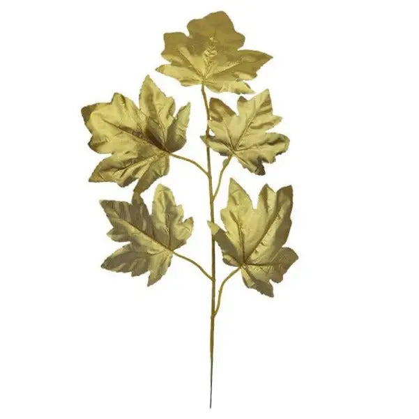 5 Golden Ivy Leaves