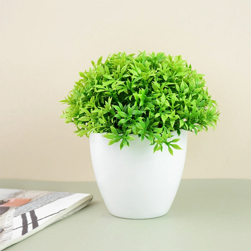 Artificial Grass Plants Potted